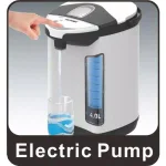 Tayama 4L TK-400 Electric Thermo Pot, 16-Cup Stainless Steel Thermal Air Pot with 2-Way Dispensing, White thumbnail 2