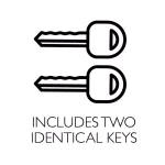 Design House Coventry Satin Nickel Entry Handleset with Springdale Interior Lever and Single Cylinder Deadbolt thumbnail 2