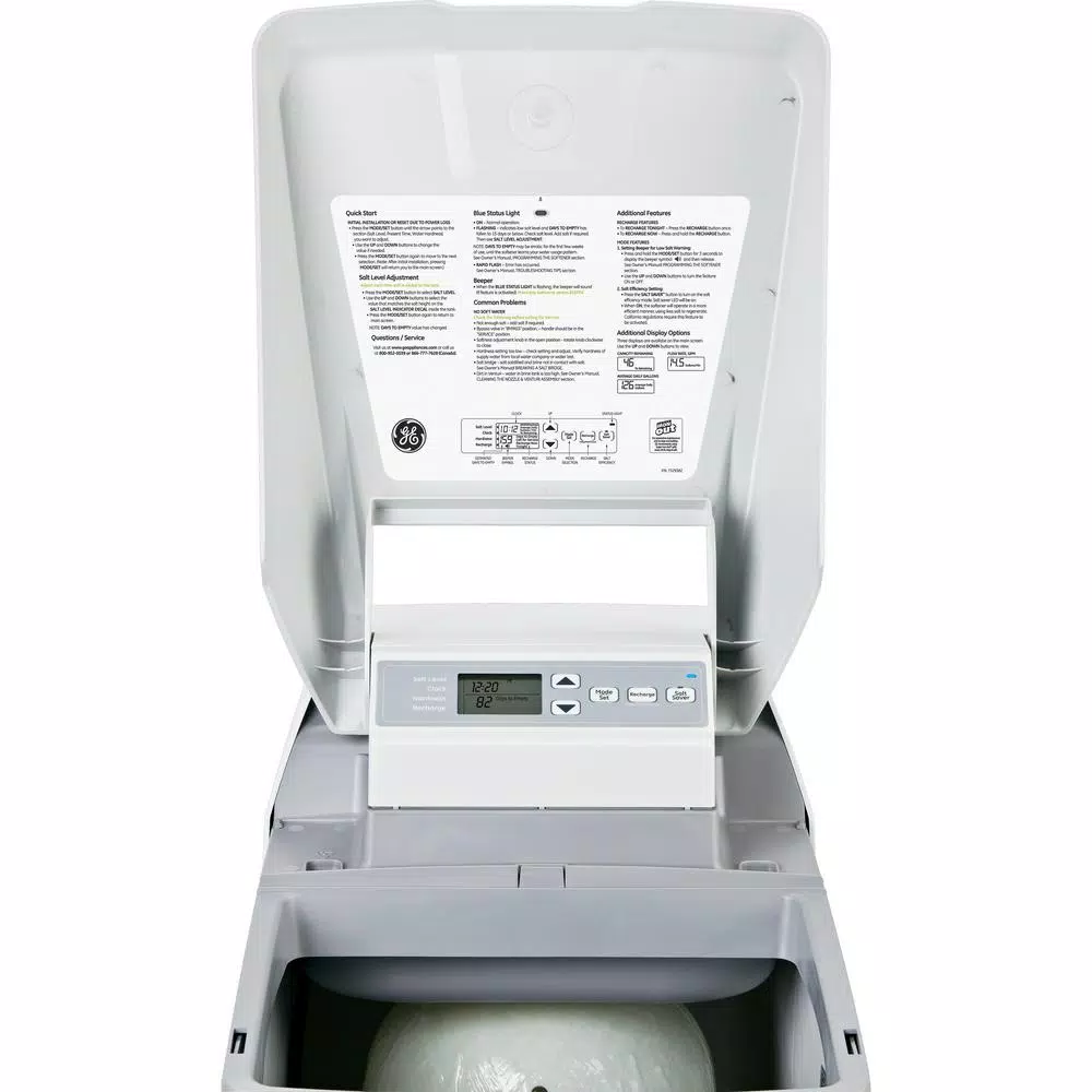 GE 45,100 Grain Water Softener System with SmartSoft Technology and Iron Removal