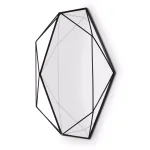 Umbra Prisma Modern Wall Mirror - Black Metal Frame (22.38 x 17 in) thumbnail 2