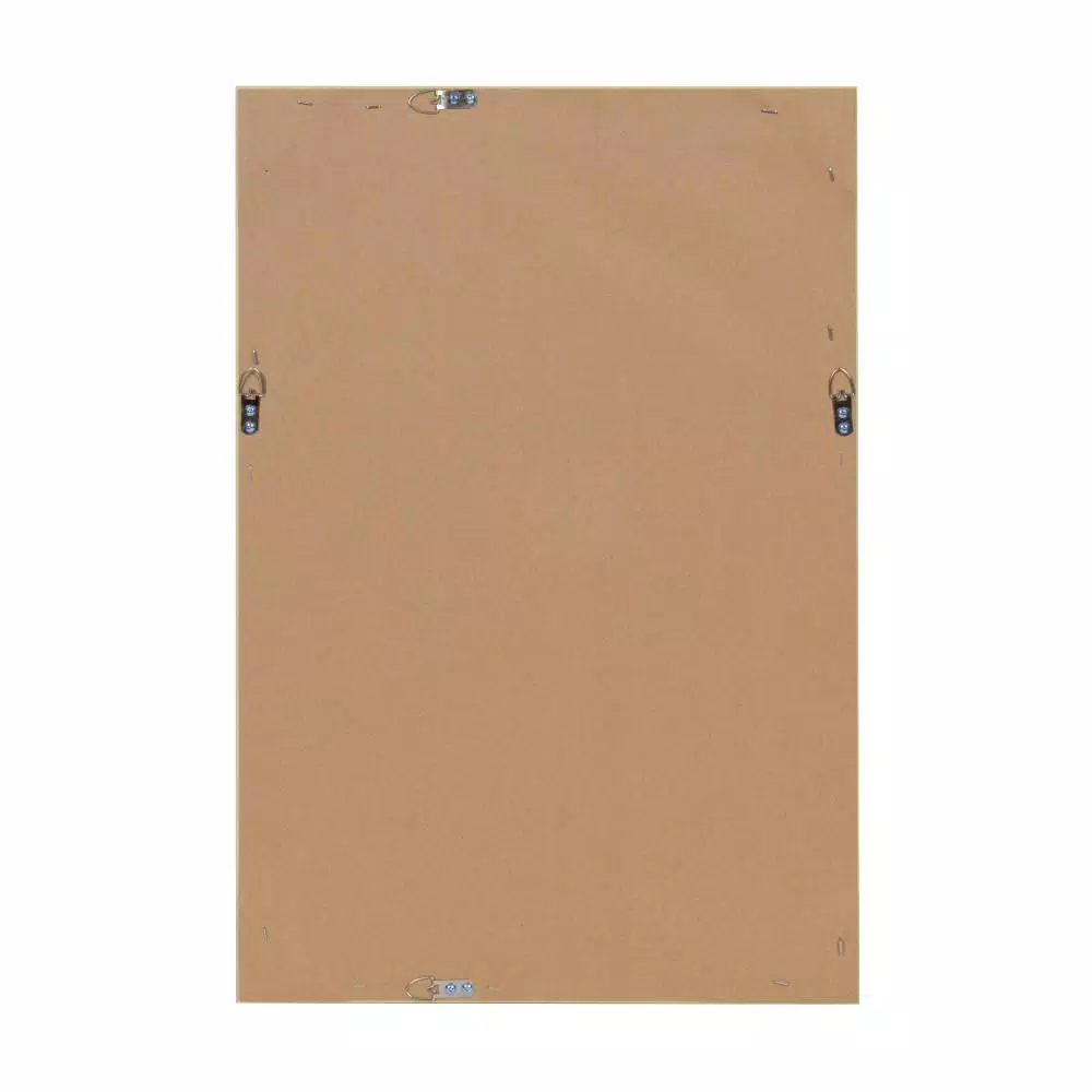 DesignOvation Kate and Laurel Calder Modern Framed Magnetic Dry Erase Board, Gold