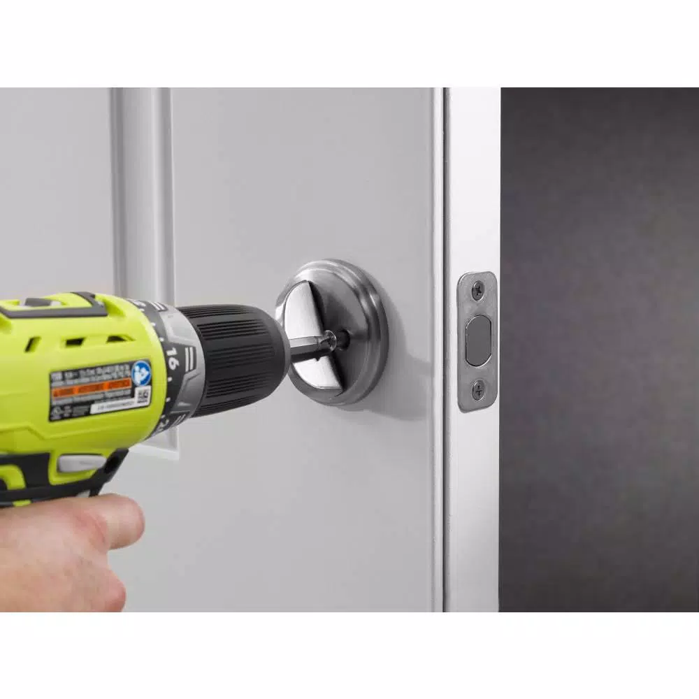 RYOBI Wood/Metal Door Lock Installation Kit with Dual Backset Adjustment