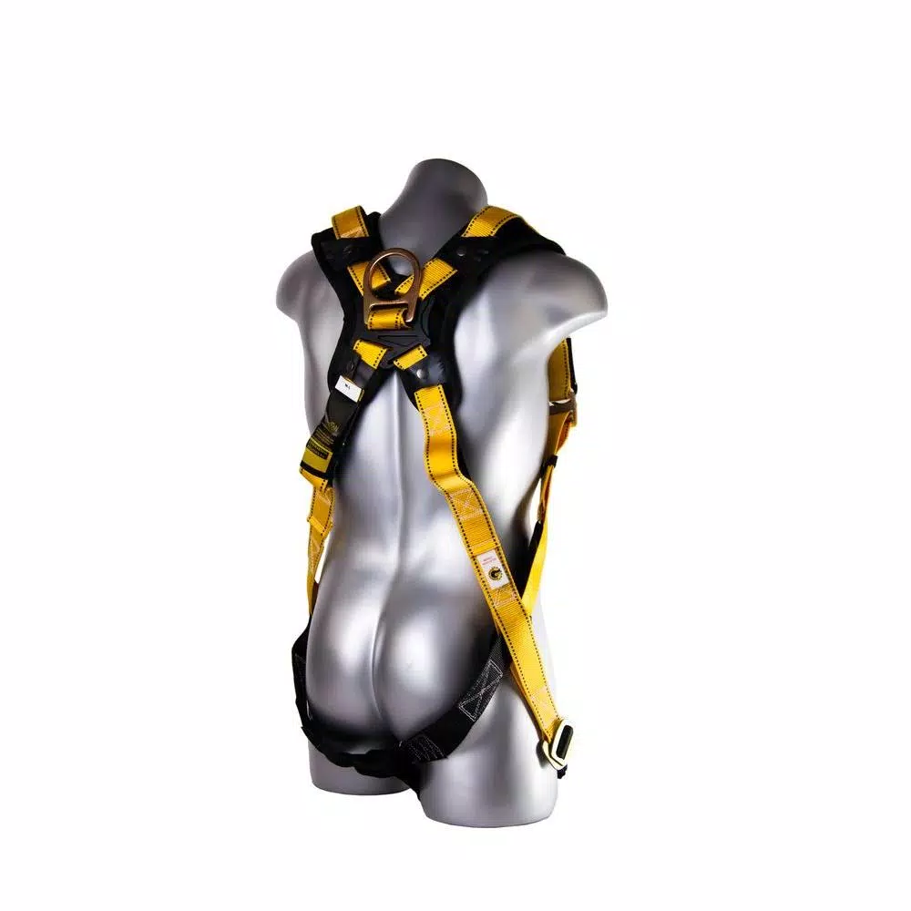 Guardian Fall Protection Seraph Universal Harness with Side D-Rings, Medium, Yellow