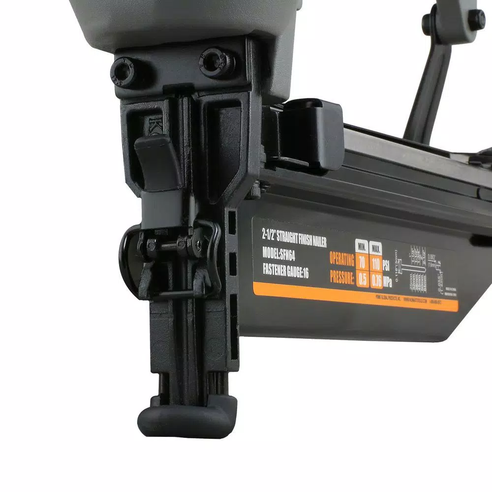 NuMax SFN64 16-Gauge 2-1/2 in. Pneumatic Straight Finish Nailer