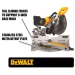 DEWALT 10 in. Double Bevel Sliding Compound Miter Saw, DW717 thumbnail 2