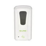 Alpine Industries 1200ml Automatic Hand Sanitizer Dispenser with Floor Stand, White thumbnail 4