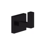 Nameeks Modern Hotel Collection Wall Mounted Brass Robe/Towel Hook - Black thumbnail 2