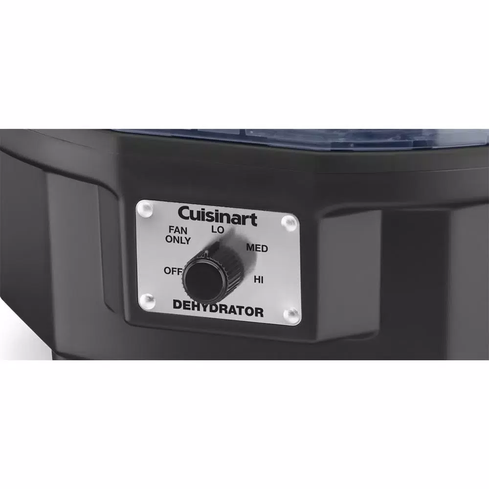 Cuisinart 5-Tray Food Dehydrator, 620-Watt Motorized Fan, Black