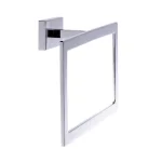Italia Genoa Polished Chrome Towel Ring - Solid Brass Hand Towel Holder thumbnail 2