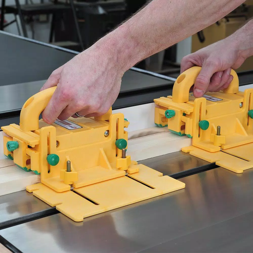 Microjig GRR-RIPPER Advanced 3D Pushblock for Table Saw, Router Table, Band Saw, and Jointer
