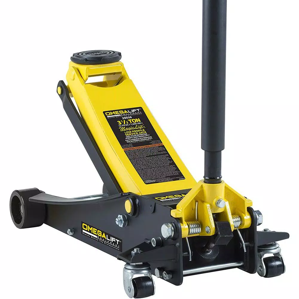 Omega Lift 3.5-Ton Magic Lift Low Profile Heavy-Duty Floor Jack