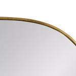Kate and Laurel Caskill Art Deco Oval Wall Mirror, Gold Leaf Wood Frame, 23.75 x 35.5 in. thumbnail 3