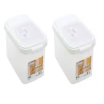 Lustroware Clear Plastic Food Storage Box 2-Piece Set with Airtight Seal thumbnail 1