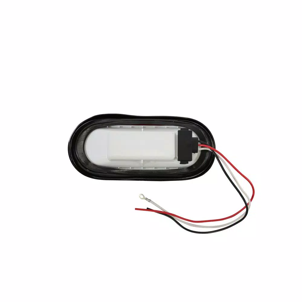 TowSmart Oblong Stop, Turn, and Tail Light - Red Lens, Waterproof