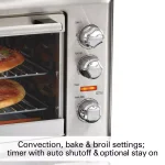 Hamilton Beach Stainless Steel Countertop Toaster Oven with Convection and Rotisserie thumbnail 5