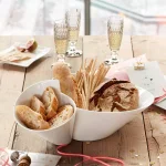 Villeroy & Boch New Wave White Porcelain Chip and Dip Serving Bowl thumbnail 6