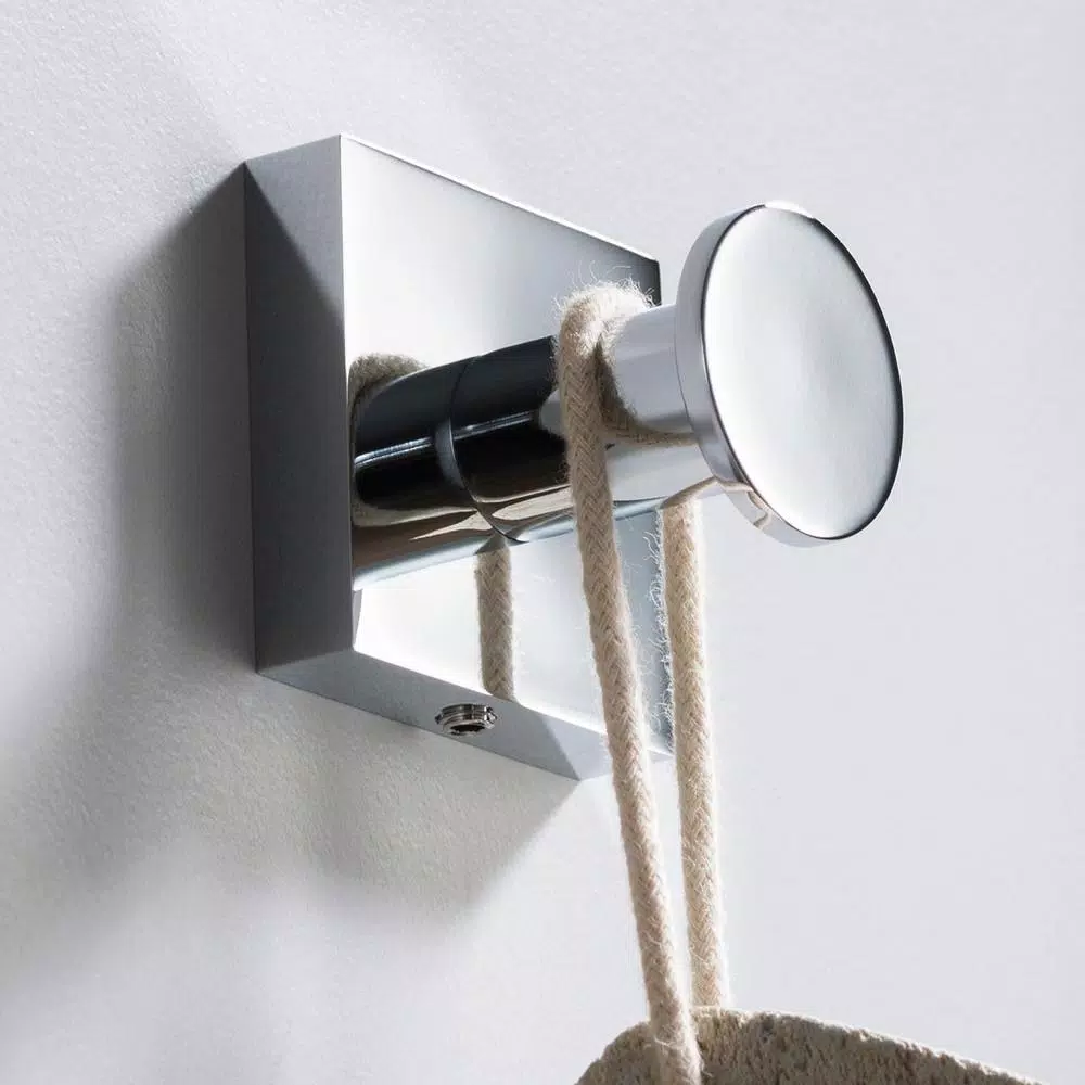 KRAUS Ventus Chrome Bathroom Robe and Towel Hook