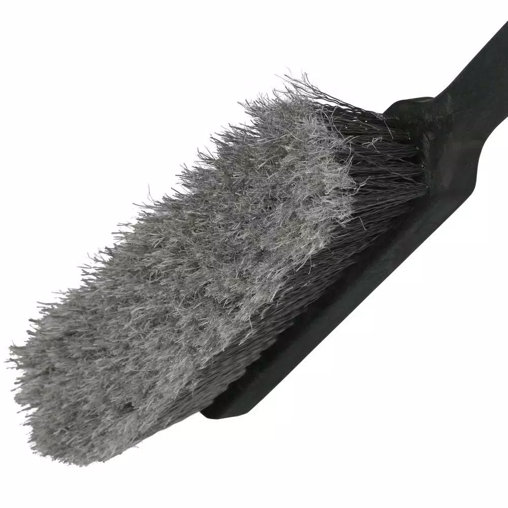 HDX 9 in. Bench Brush with 14 in. Polypropylene Handle for Commercial Kitchens