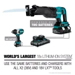 Makita 18V LXT Sub-Compact Brushless 1/2 in. Driver Drill Kit with 2.0 Ah Battery and Charger thumbnail 14