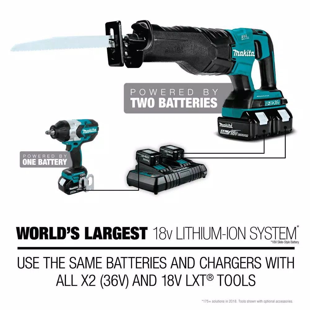 Makita 18V LXT Sub-Compact Brushless 1/2 in. Driver Drill Kit with 2.0 Ah Battery and Charger