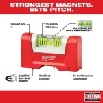 Milwaukee 3 in. Compact Torpedo Pocket Level with SHARPSITE™ Magnified Vial Technology thumbnail 2