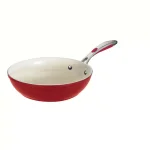 Tramontina Gourmet Ceramica Deluxe 11 in. Stir-Fry Pan, Metallic Red thumbnail 1