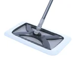 Quickie Professional Hardwood Floor Flat Mop with 48 in. Steel Handle and Terry Cloth Mitt thumbnail 2