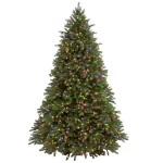 National Tree Company 7.5 ft. Feel Real Jersey Fraser Fir Artificial Christmas Tree with 1250 Multicolor Lights thumbnail 1