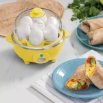 Maximatic 7-Egg Automatic Easy Egg Cooker with Poaching Tray - Yellow thumbnail 2