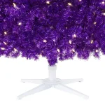 Home Accents Holiday 7.5 ft. Rainbow Color Pine LED Pre-Lit Artificial Christmas Tree with 500 SureBright Warm White Lights thumbnail 2