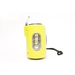 Mayday The Element Dynamo Powered Solar Emergency Radio and Flashlight with NOAA Weather Alert, Yellow thumbnail 3