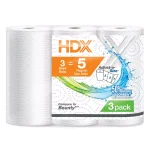 HDX 2-Ply Paper Towels, Ultra Absorbent & Strong, 3 Rolls thumbnail 2