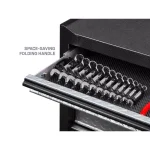 TEKTON 12-Tool Store-and-Go Stubby Wrench Rack Keeper, Black thumbnail 10