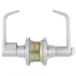 Universal Hardware Commercial Satin Chrome Keyed Entry Door Lever, ANSI Grade 2, 2-3/4 in. thumbnail 3