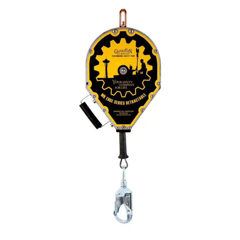 Guardian Fall Protection MK Premium Edge 65 ft. Self-Retracting Lifeline with Swivel Top and Snap Hook