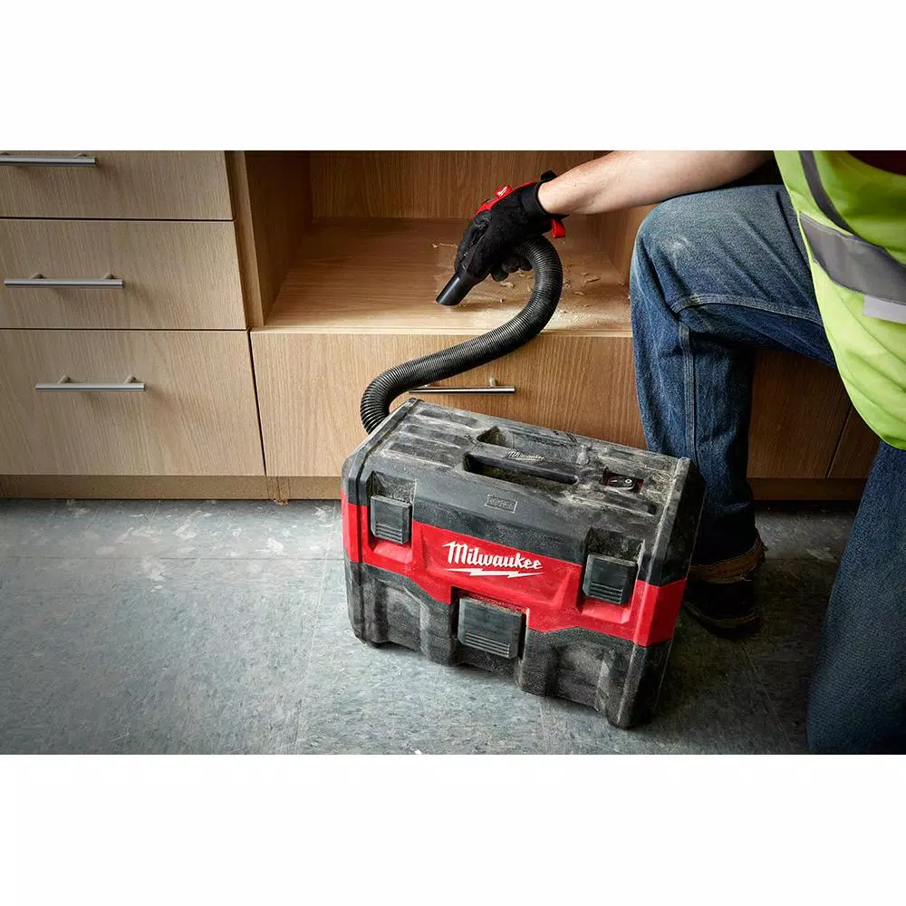 Milwaukee M18 18V Lithium-Ion Cordless Wet/Dry Vacuum & M18 Compact Vacuum 2-Tool Combo Kit