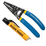Klein Tools 2-Piece Voltage Tester and Wire Stripper Tool Set with Non-Contact Detector and Copper Wire Cutter thumbnail 1