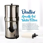 Unbranded Doulton SS2 Counter Top Gravity Water Filter System - Polished Stainless Steel thumbnail 2