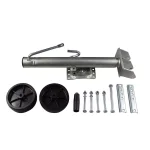 MaxxHaul 1500 lbs. Capacity Swing Back Trailer Jack with Dual Wheels, 26.5 in. to 38 in. Lift thumbnail 3