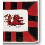 Magnolia Lane South Carolina NCAA Officially Licensed 4-Section Ceramic Tailgating Serving Platter thumbnail 2