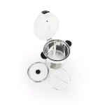 Tayama TXM-70XL 7 Qt. Stainless Steel Thermal Cooker and Slow Cooker, White thumbnail 4