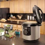 MegaChef Mega Chef 12 Qt. Digital Electric Pressure Cooker with 15 Presets, Black and Silver thumbnail 7