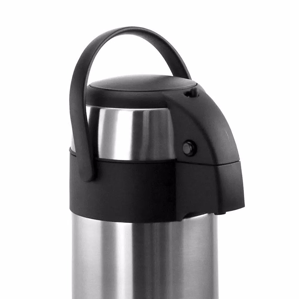 MegaChef 3L Stainless Steel Airpot Hot Water Dispenser, Double Insulated Beverage Server