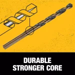 DEWALT 4-1/2 in. Metal & Stainless Cutting Wheel (10-Pack) and 14-Piece Black Oxide Drill Bit Set thumbnail 10