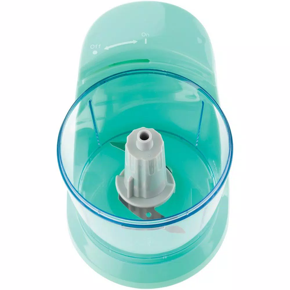 Brentwood Appliances MC-109BL 1.5 Cup Mini Food Chopper and Slicer, Blue