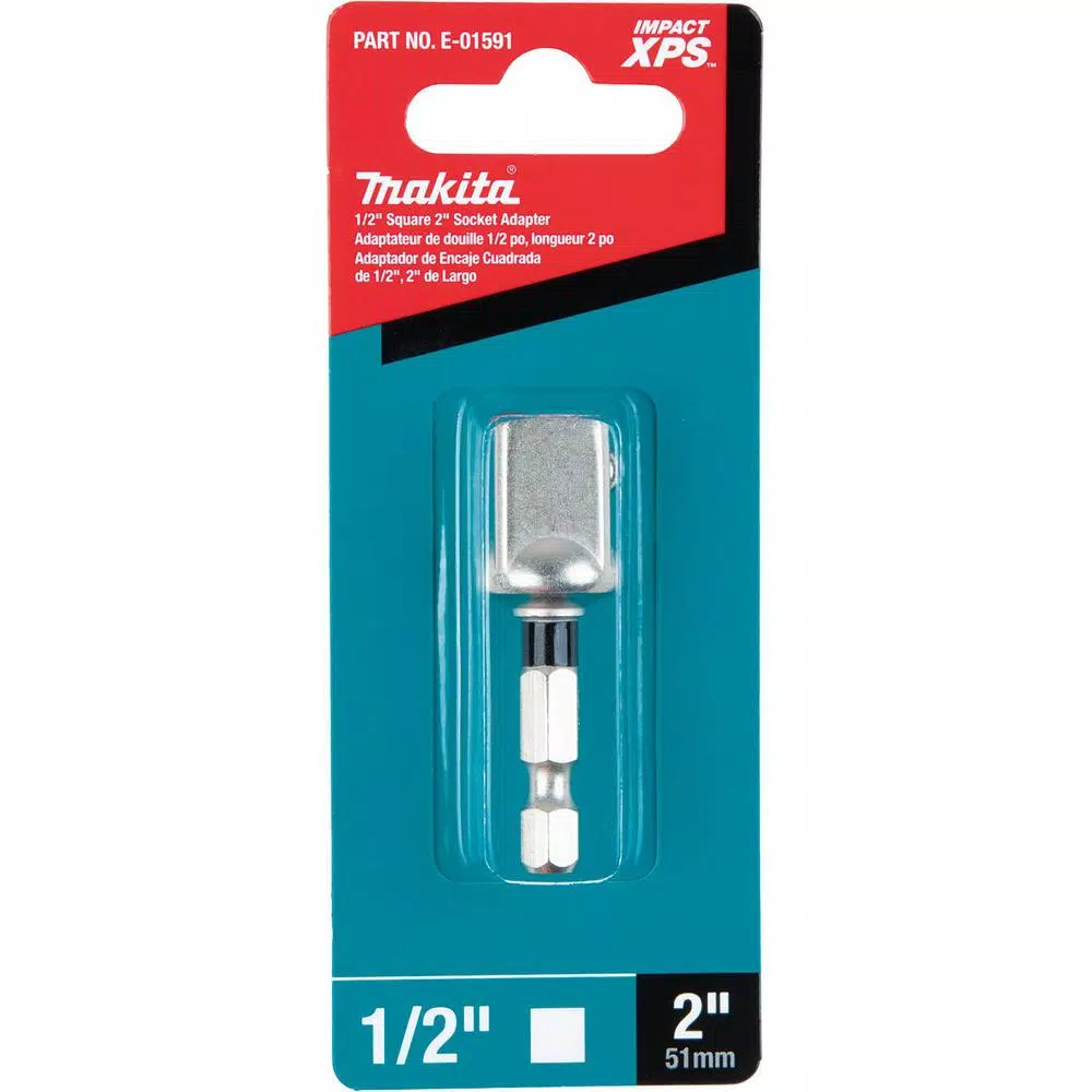 Makita ImpactXPS 1/2 in. Square to 1/2 in. Socket Adapter