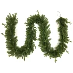 Home Accents Holiday 12 ft. Pre-Lit Norway Garland with 70 Warm White LED Lights, Battery Operated thumbnail 6