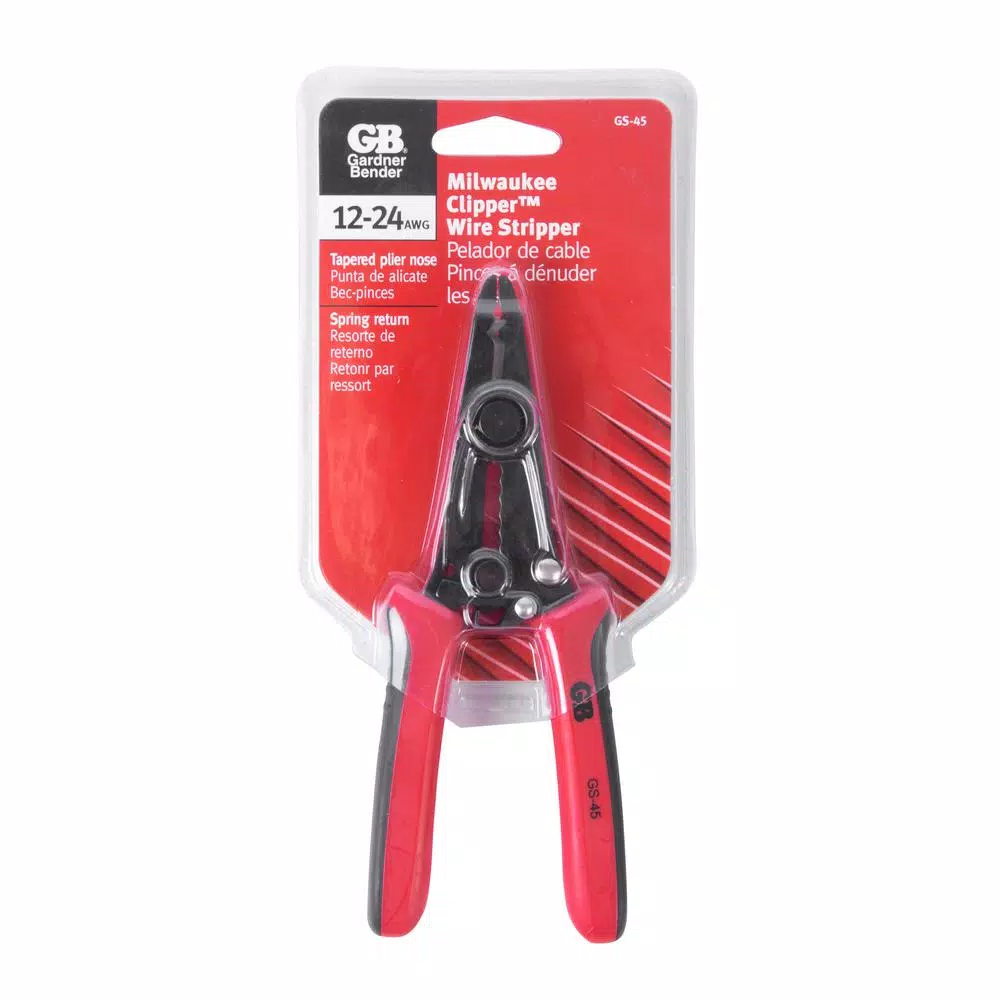 Gardner Bender Slim Nose Wire Stripper and Cutter, 12-24 AWG