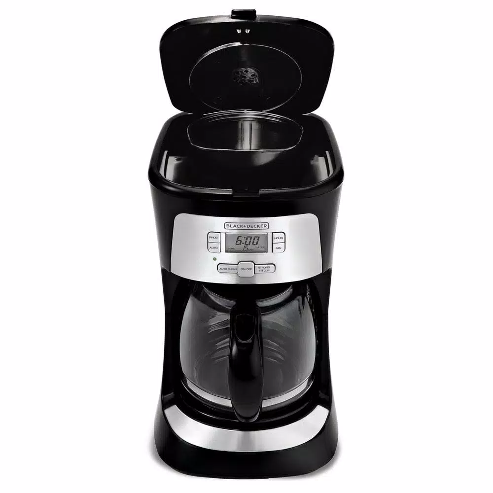 Black+Decker 12-Cup Programmable Thermal Coffee Maker, Stainless Steel Drip Coffee Machine