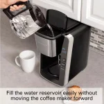 Hamilton Beach 12-Cup Programmable Easy Access Deluxe Coffee Maker, Black thumbnail 2